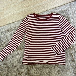 Madewell Striped Long Sleeve Shirt